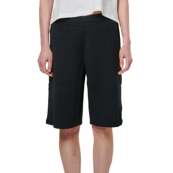 Body Action Wid-Leg Women's Bermuda Shorts 031522-01-Black