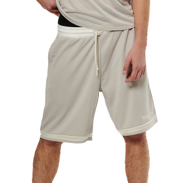 Body Action Mesh Basketball Men's Shorts 033528-01-MoonstruckGrey