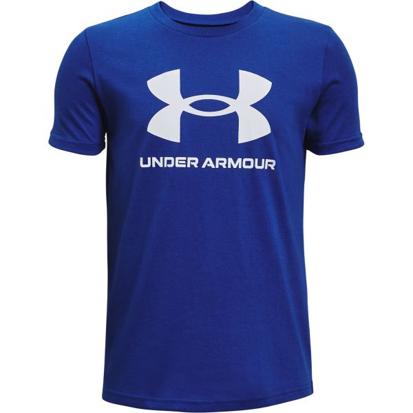 Under Armour Sportstyle Logo Boy's Short Sleeve Shirt 1363282-400