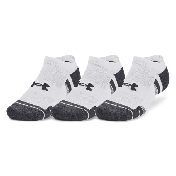 Under Armour Performance Tech No Show Socks x 3 1379503-100