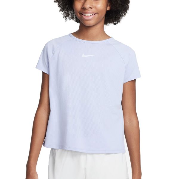 NikeCourt Dri-FIT Victory Girls' Short-Sleeve Tennis Top CV7567-536