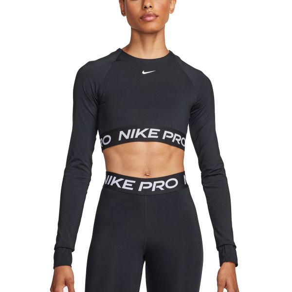 Γυναικείο Μπλουζάκι Cropped Nike Pro 365 Dri-FIT FV5484-010