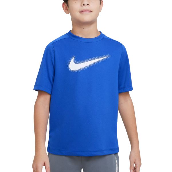 Nike Dri-FIT Multi+ Big Kids Graphic Training Top DX5386-480