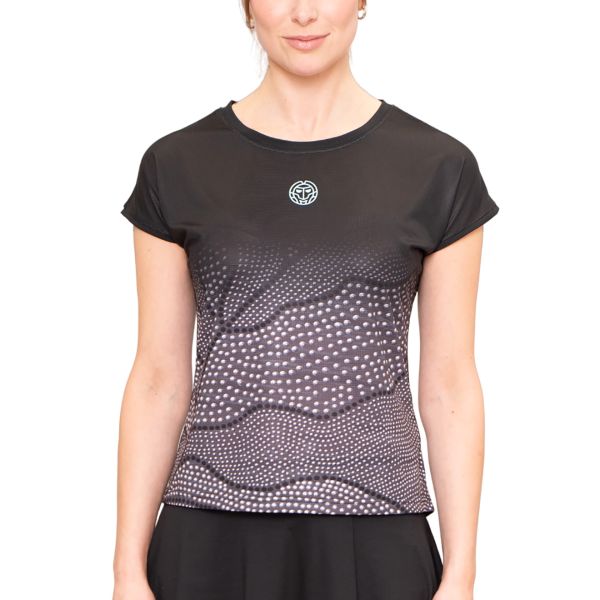 Bidi Badu Protected Leafs Women's Tennis Capsleeve W1620001-BKWH