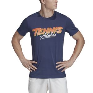 adidas Script Men's Tennis Tee 