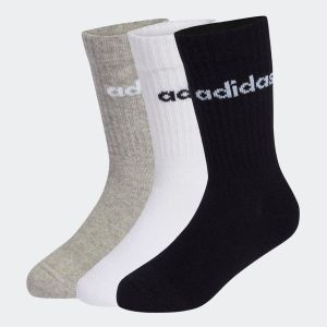 adidas Linear Kids Crew Socks x 3