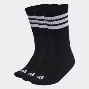adidas 3 Stripes Cushioned Sportswear Crew Socks x 3