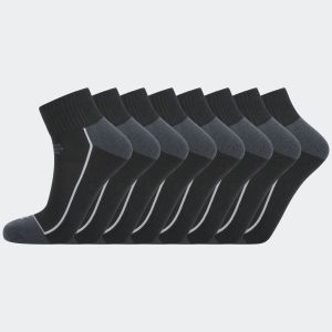 Endurance Avery Quarter Socks x 8